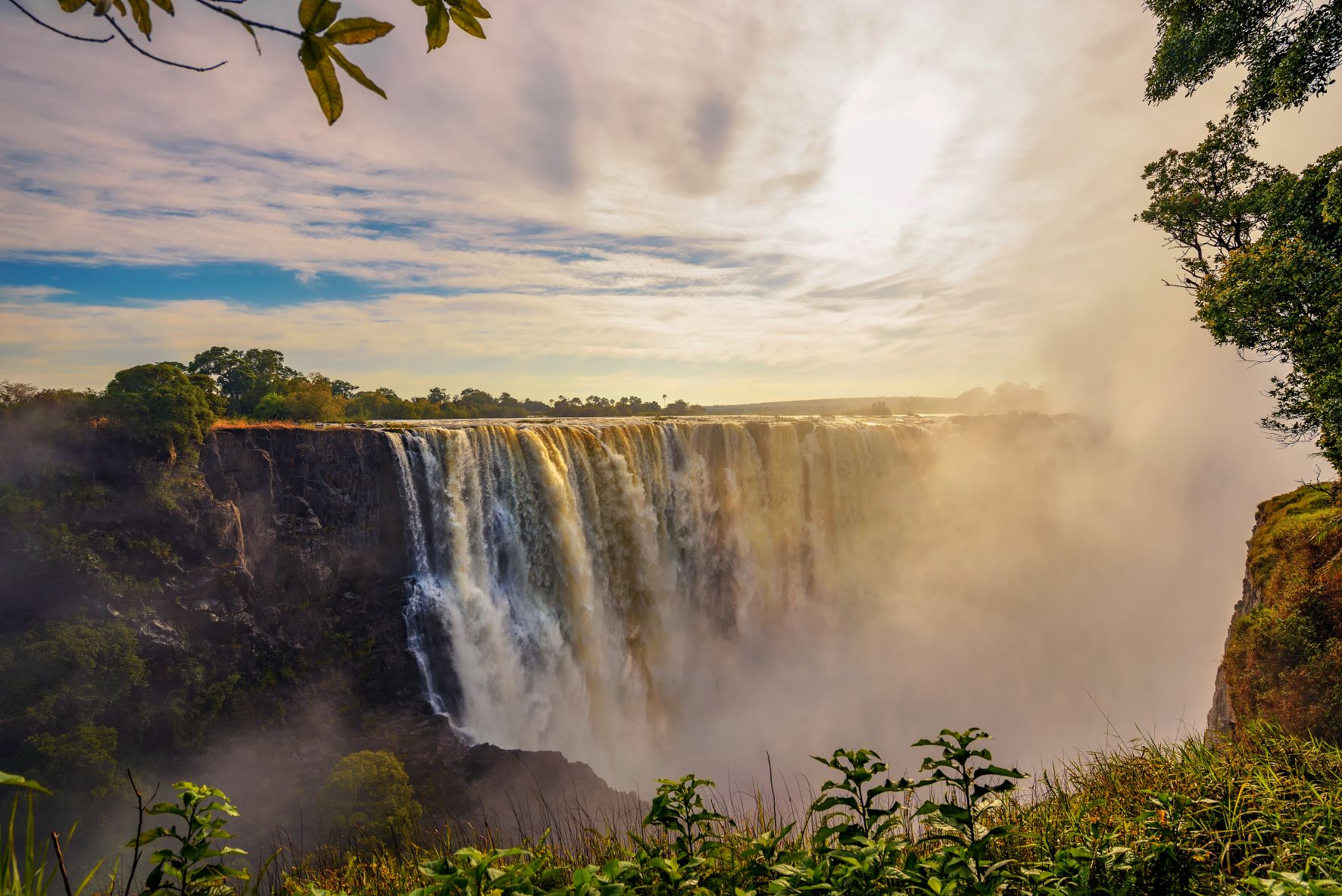 Chute d'eau au Zimbabwe