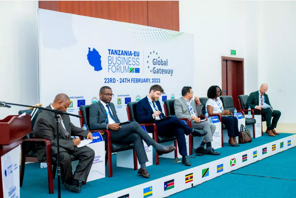 Photo à l'occasion du Business Forum 2023 en Tanzanie